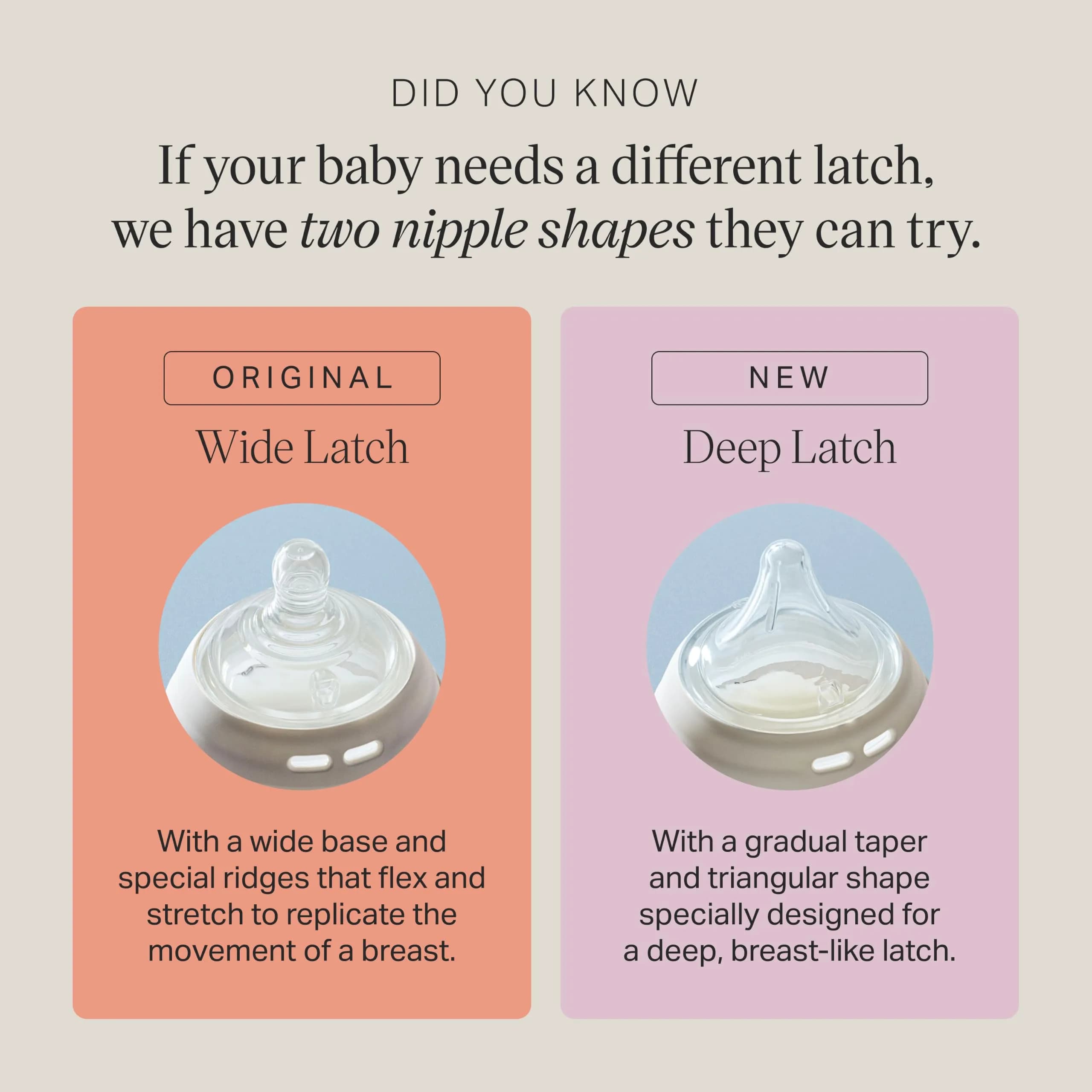 Tommee Tippee Natural Start Deep Latch Triangular Nipples, Fast Flow, 6m+ (Pack of 2) - view 4
