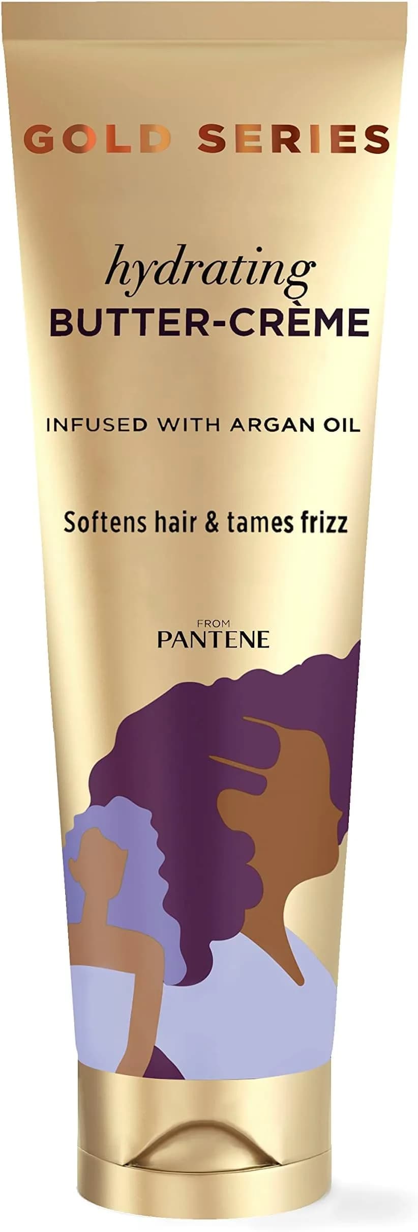 Pantene Gold Series Hydrating Butter-Cream Hair Conditioner 6.8 oz (12 Pack) | Sulfate-Free, Argan Oil Formula - main product image