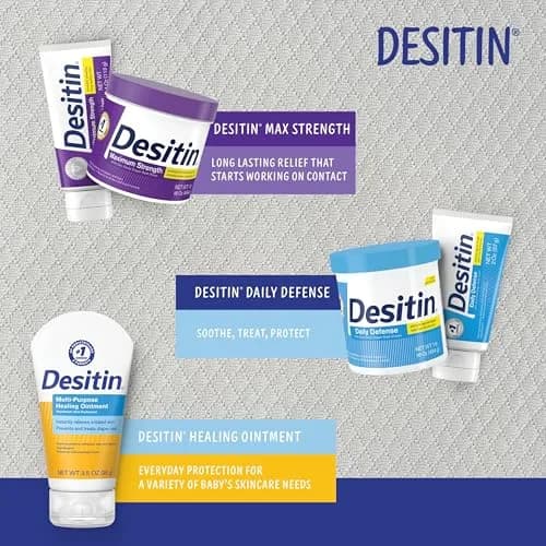Desitin Daily Defense Baby Diaper Rash Cream with 13% Zinc Oxide, Hypoallergenic, Dye, Phthalate- & Paraben-Free, 16 oz (Pack of 12) | Treats, Relieves & Prevents Diaper Rash thumbnail 7