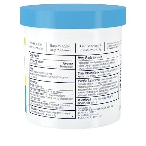 Desitin Daily Defense Baby Diaper Rash Cream with 13% Zinc Oxide, Hypoallergenic, Dye, Phthalate- & Paraben-Free, 16 oz (Pack of 12) | Treats, Relieves & Prevents Diaper Rash thumbnail 8
