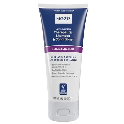 MG217 Psoriasis Shampoo and Conditioner 8 fl oz Tube | Therapeutic Scalp Treatment thumbnail 1