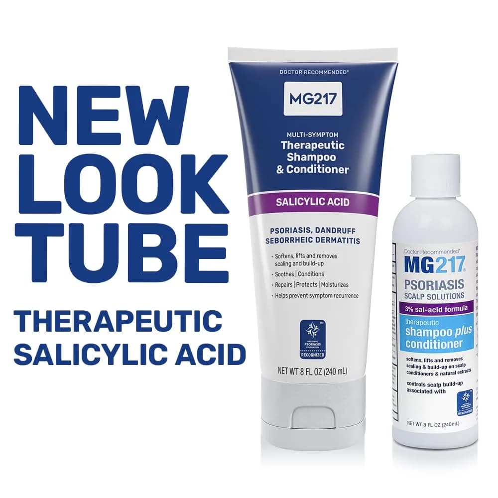 MG217 Psoriasis Shampoo and Conditioner 8 fl oz Tube | Therapeutic Scalp Treatment - view 6