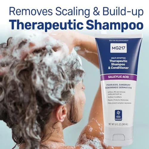 MG217 Psoriasis Shampoo and Conditioner 8 fl oz Tube | Therapeutic Scalp Treatment thumbnail 2