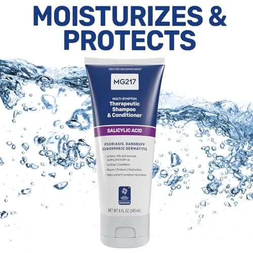 MG217 Psoriasis Shampoo and Conditioner 8 fl oz Tube | Therapeutic Scalp Treatment thumbnail 3