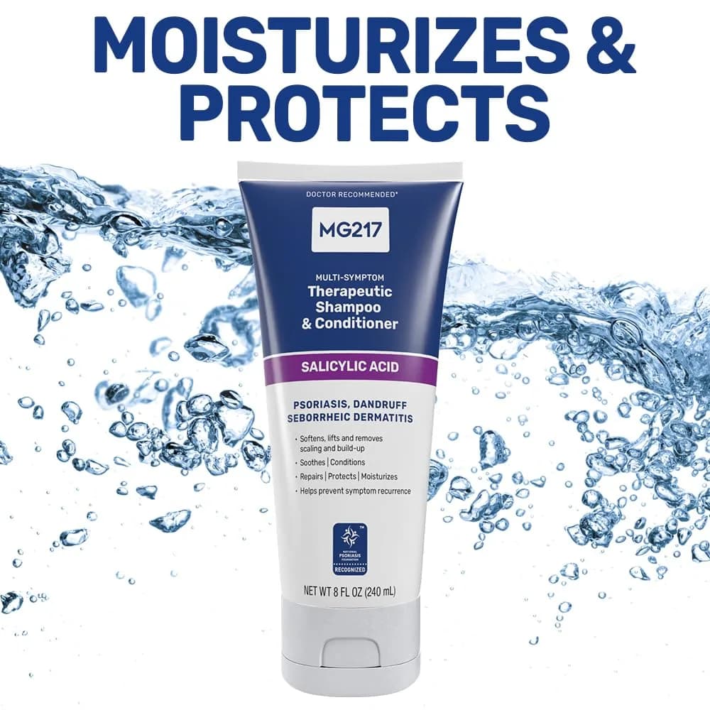 MG217 Psoriasis Shampoo and Conditioner 8 fl oz Tube | Therapeutic Scalp Treatment - view 3