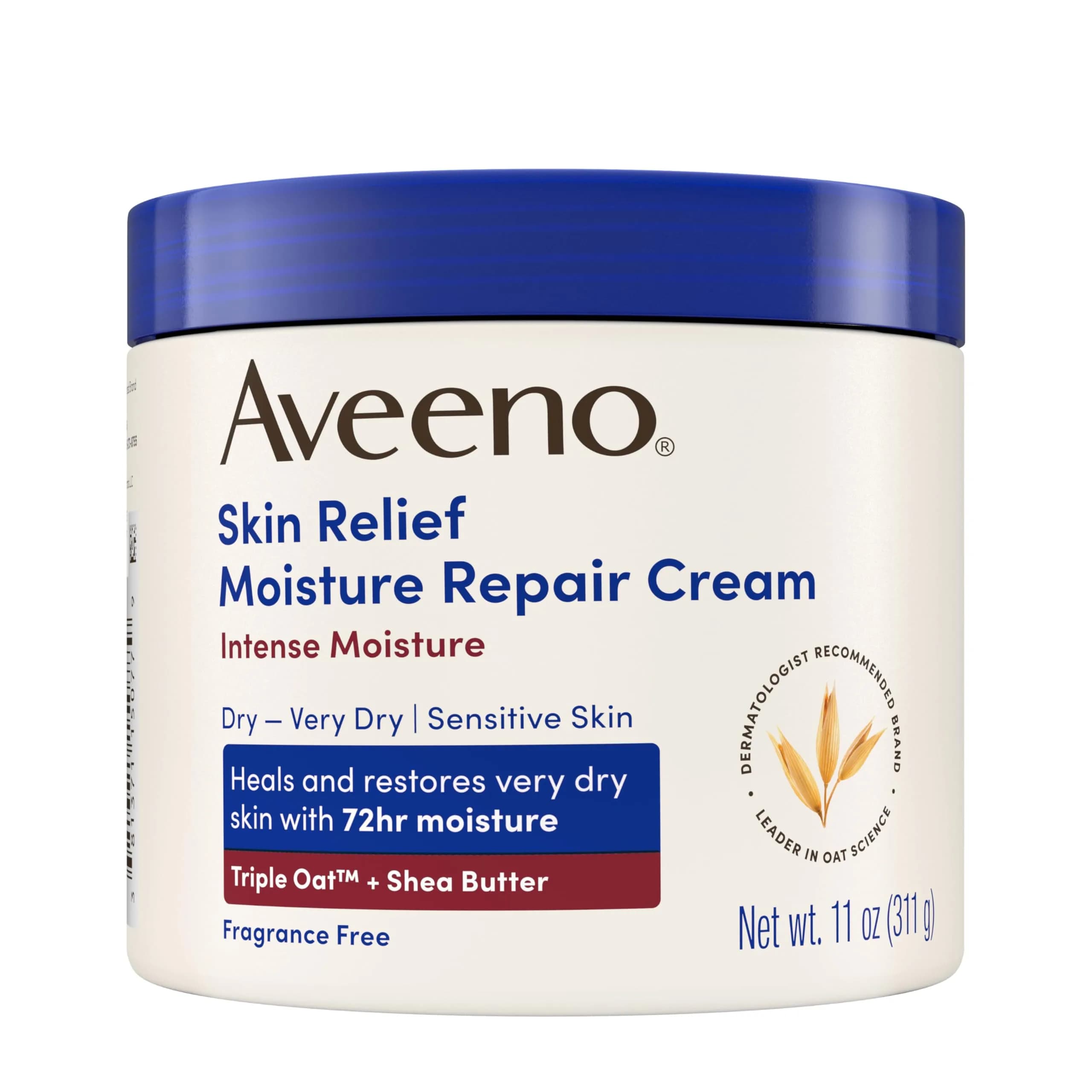 Aveeno Skin Relief Intense Moisture Repair Body Cream 3900ml (132 Oz) | Triple Oat & Shea Butter for Very Dry Skin - view 5