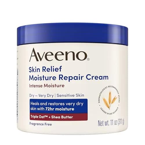 Aveeno Skin Relief Intense Moisture Repair Body Cream 3900ml (132 Oz) | Triple Oat & Shea Butter for Very Dry Skin thumbnail 5