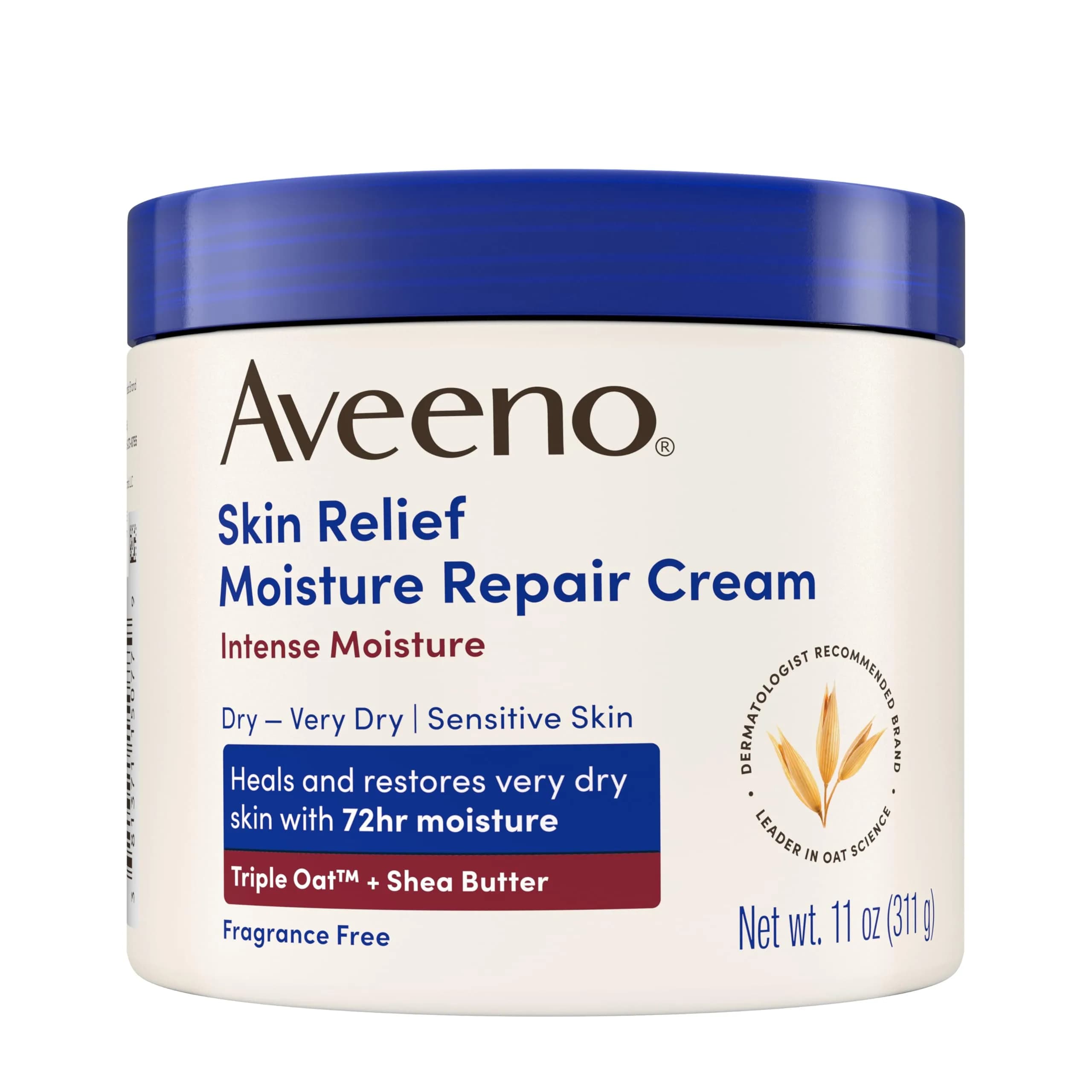Aveeno Skin Relief Intense Moisture Repair Body Cream 3900ml (132 Oz) | Triple Oat & Shea Butter for Very Dry Skin - view 4