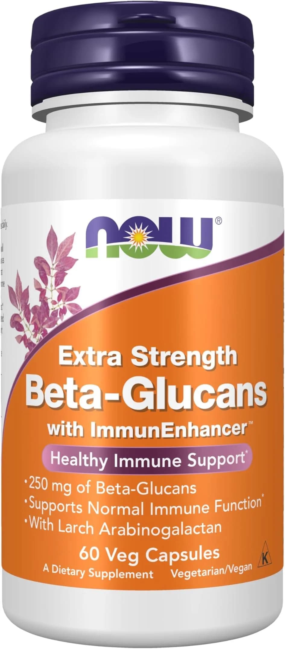 NOW Foods Beta-Glucans with ImmunEnhancer™ Extra Strength 720 Count (Pack of 12) | Supports Normal Immune Function — Amarillo/Bronceado