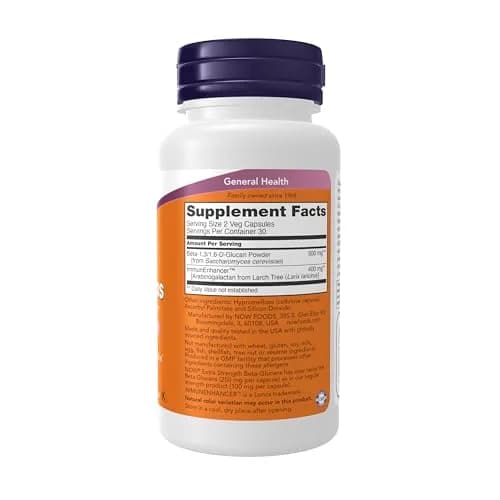 NOW Foods Beta-Glucans with ImmunEnhancer™ Extra Strength 720 Count (Pack of 12) | Supports Normal Immune Function thumbnail 2