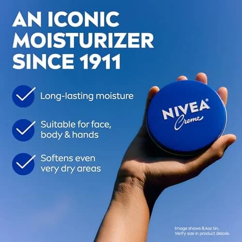NIVEA Creme Moisturizing Cream 162ml (5.5 Fl Oz) | Intensive Hydration for Face, Body & Hands thumbnail 2