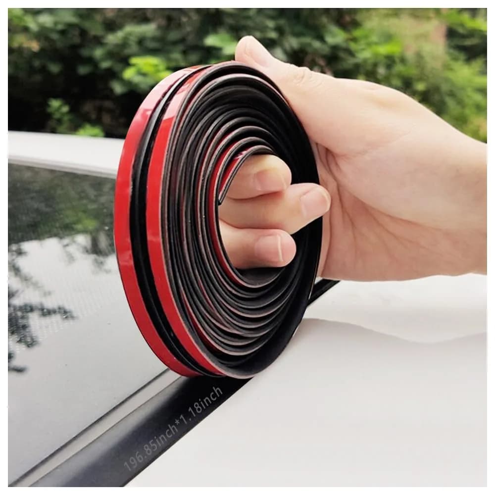 Turcee 30mm x 16ft T-Car Weather Stripping Seal for Windshield & Tailgate - main product image