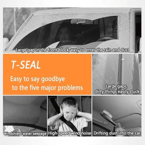Turcee T-Car Sunroof Cover Seal Rubber Trim 7M (23Ft) | Seals Gaps Against Dust, Water & Wind Noise thumbnail 3