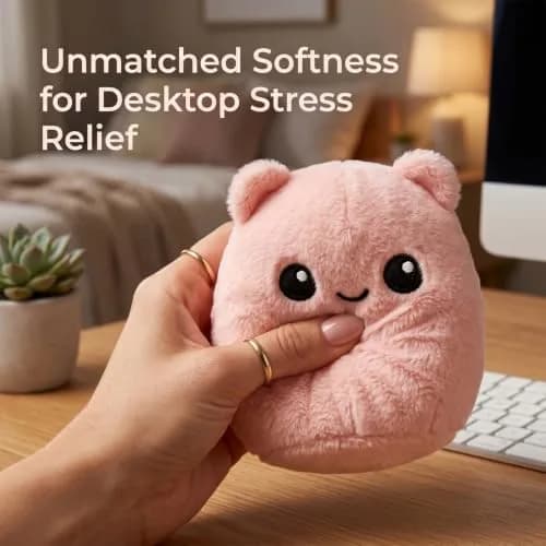 RLXGCZ Cute Mini Plush Toys Set (6 Pieces, 8cm) | ASTM-Tested Educational Toy Figures thumbnail 5