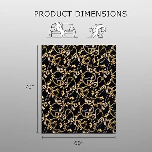 Baby Phat Oversized Plush Throw Blanket 60" x 70" | Bold Fashion Style (70-120 chars) thumbnail 2