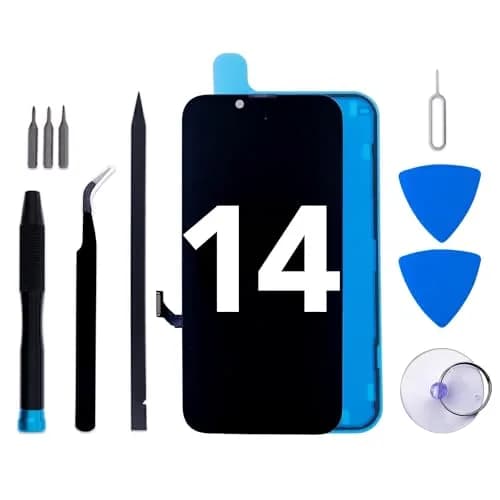 iGloFix 6.1" LCD Screen Replacement Kit for iPhone 14 | Full Assembly & Tools Support thumbnail 1