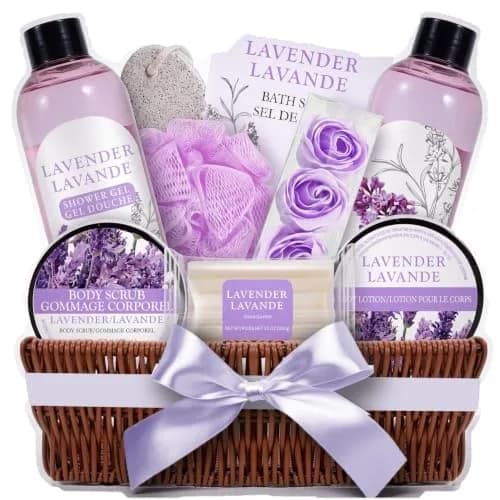 Green Canyon Spa Lavender 10pc Spa Gift Basket for Women | 1.60 kg (3.53 lb) Set thumbnail 1