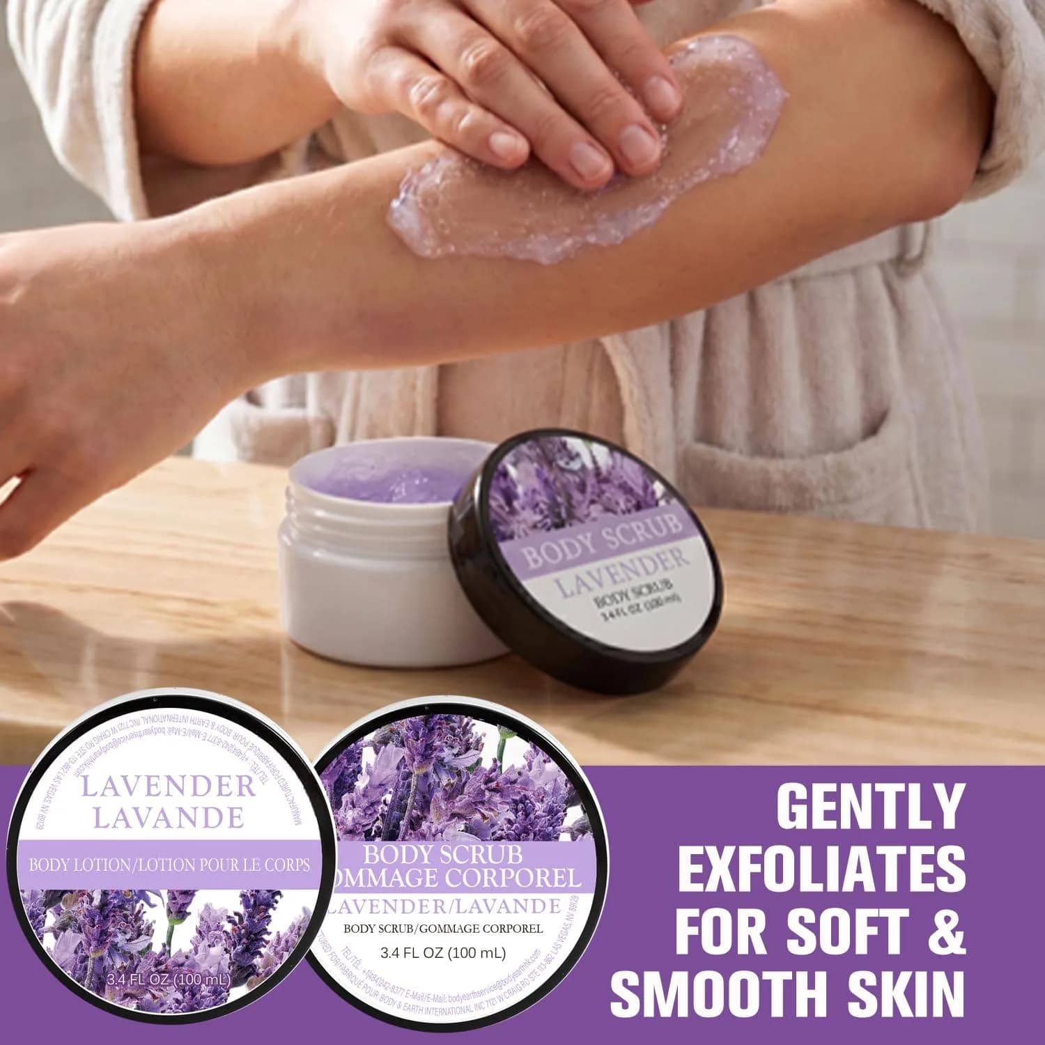 Green Canyon Spa Lavender 10pc Spa Gift Basket for Women | 1.60 kg (3.53 lb) Set - view 5