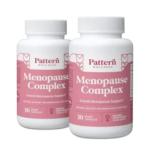 Pattern Wellness Menopause Complex Supplement – 60 Vegan Capsules | Herbal Support for Women’s Balance & Hormone Health thumbnail 1