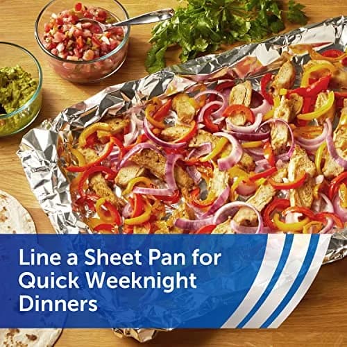Reynolds Wrap Everyday Strength Aluminum Foil Roll & Countertop Prep Paper Bundle 200 Sq. Ft. Foil | 75 Sq. Ft. Paper | 275 Sq. Ft. Total thumbnail 2