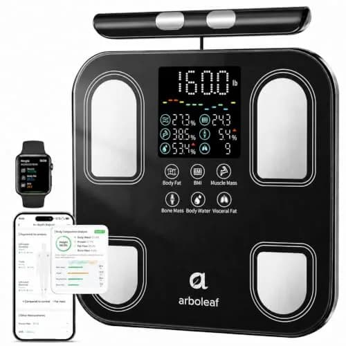 arboleaf Body Fat Scale for Body Weight 8-Electrode BMI | Full-Body Composition Tracker thumbnail 1