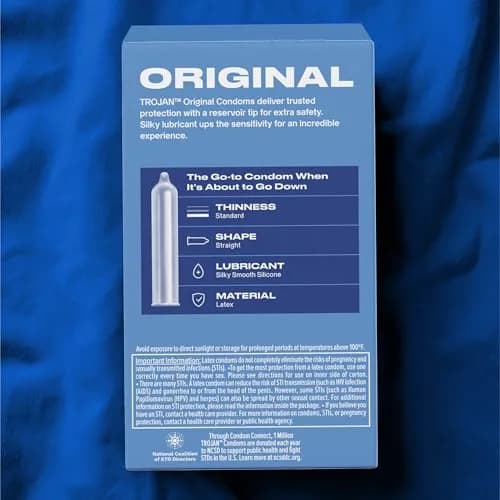 TROJAN ENZ Lubricated Condoms, Latex, 72 Count (Pack of 2) | Triple-Tested for Reliability thumbnail 9