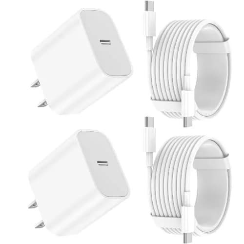 Aevonz 20W USB C Charger & 10ft Cable Set | 200cm (6.6ft) Cable Included thumbnail 1