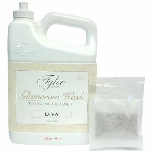 Tyler Candle Company Diva Liquid Laundry Detergent 473ml (16 Fl Oz) | Fragrance Focused Wash — Diva 64 Fl oz / 64 Fl Oz