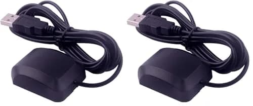 Geekstory VK-162 G-Mouse USB GPS Receiver Dongle with External Antenna for Raspberry Pi & Windows/Linux - 2 Pack | 50-Channel Navigation Module thumbnail 1