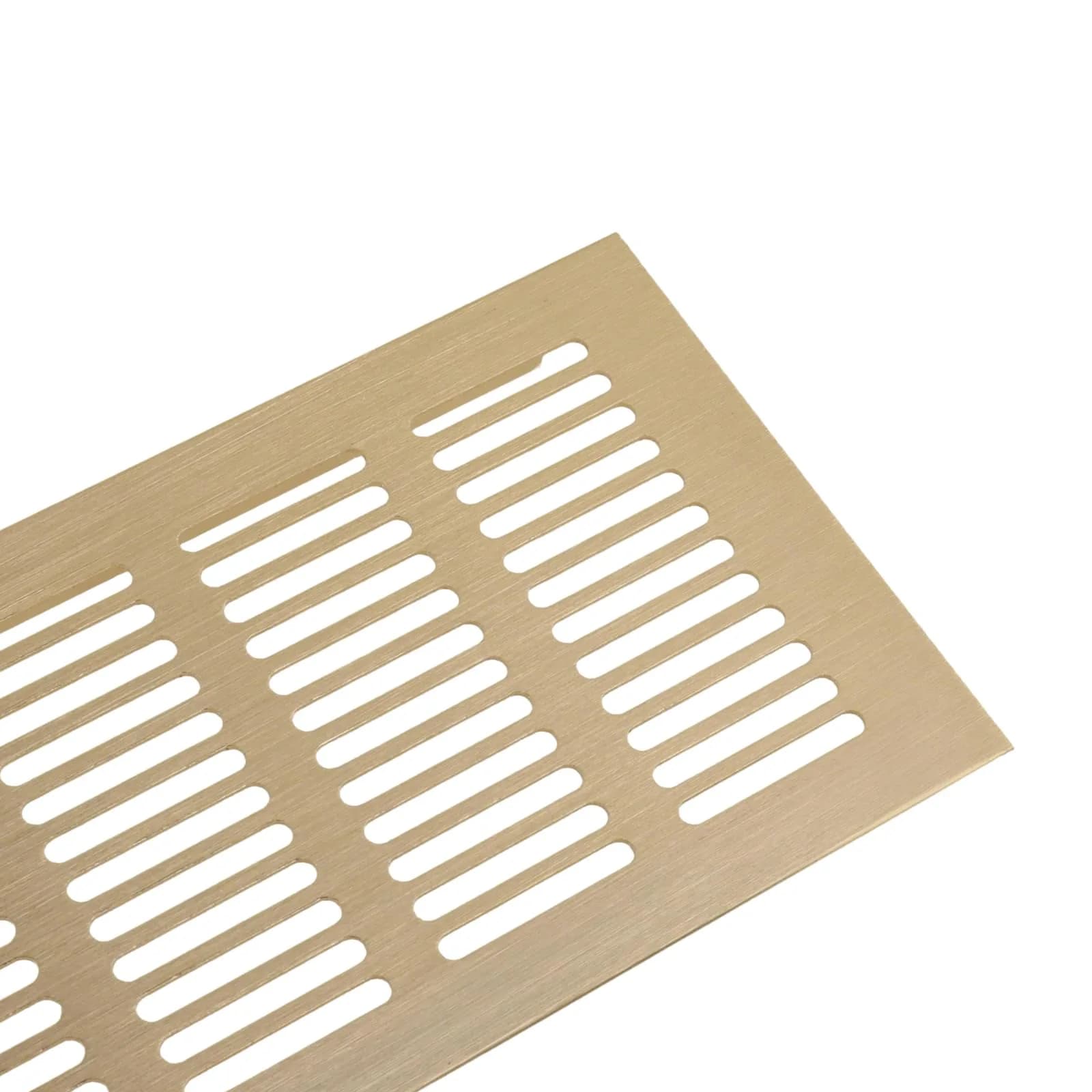 Geesatis Gold Air Vent Cover 9.8 x 4 Inch | Rust-Proof Aluminum Alloy for Cabinets & Closets - view 4
