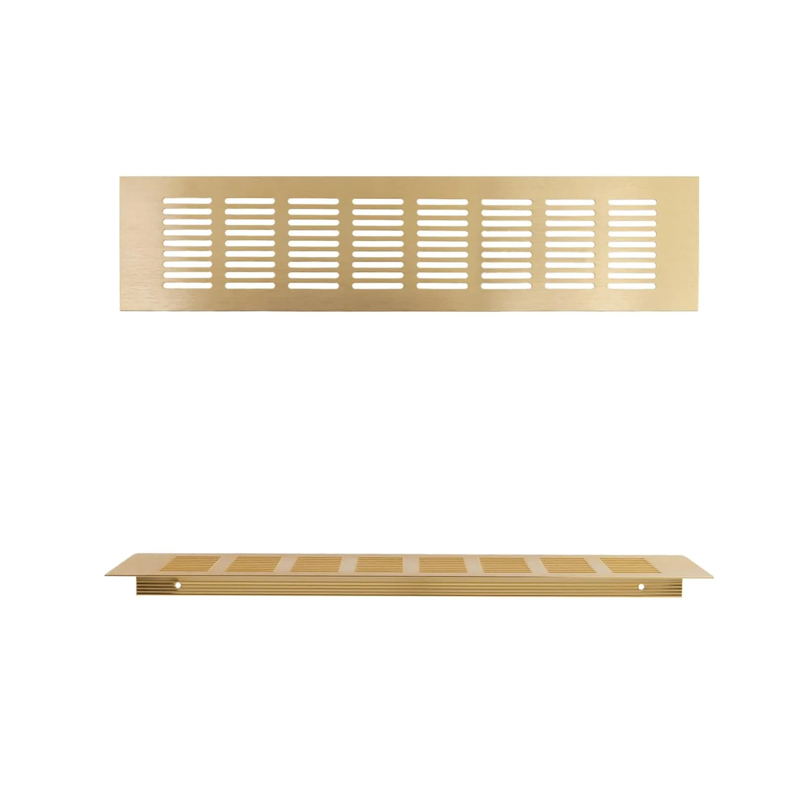 Geesatis Gold Air Vent Cover 13.8 x 3.1 Inch | Rust-Proof Aluminum Alloy Louvered Grill - view 3