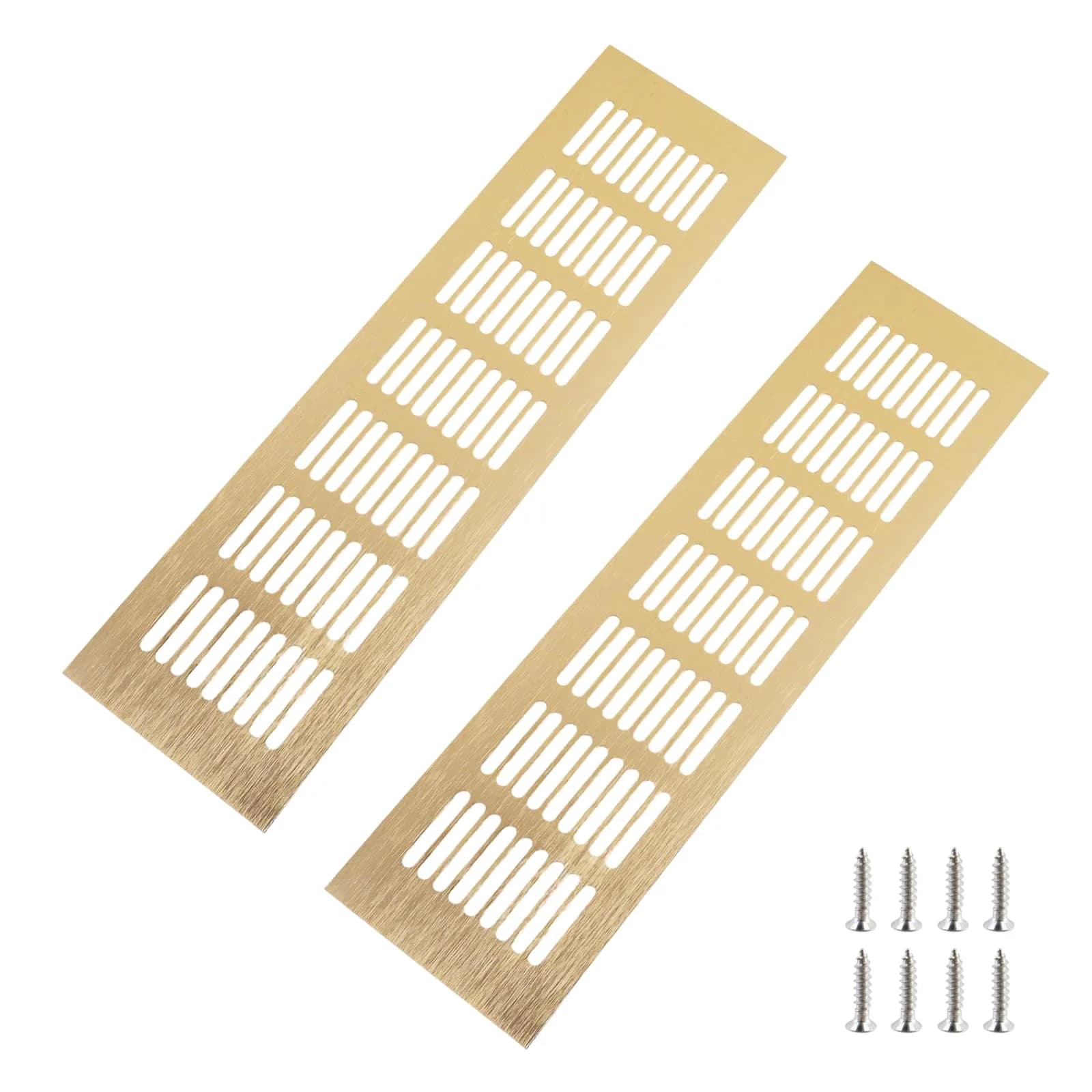 Geesatis Gold Air Vent Cover 11.8 x 3.1 Inch - Decorative and Rust-Proof - main product image