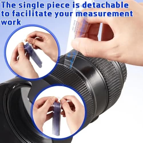 Trandraft Plastic Feeler Gauge Set 0.05mm-3mm Metric 21 Leaves | Precision Measuring Tool for Gaps and Slots thumbnail 5