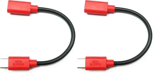 PortaPow USB-C to C Data Blocker 2-Pack | Protects Against Juice Jacking thumbnail 1