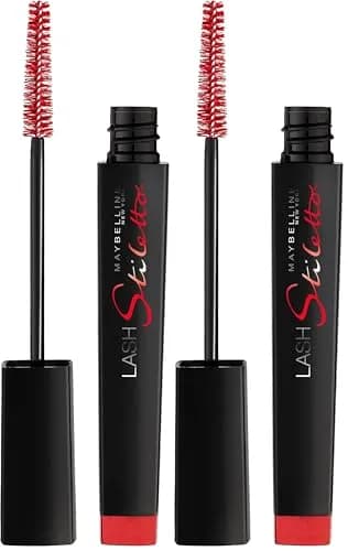 Maybelline Lash Stiletto Waterproof Mascara 0.22 Fl Oz (Pack of 2) | Lengthening, Waterproof, Pro-Vitamin B-5 thumbnail 1