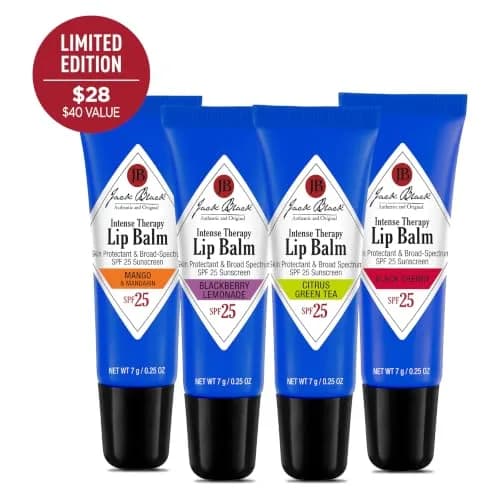 Jack Black Summer Splash Lip Balm Squad 0.25 Oz (Pack of 4) | SPF 25 Protection for Dry Lips thumbnail 2