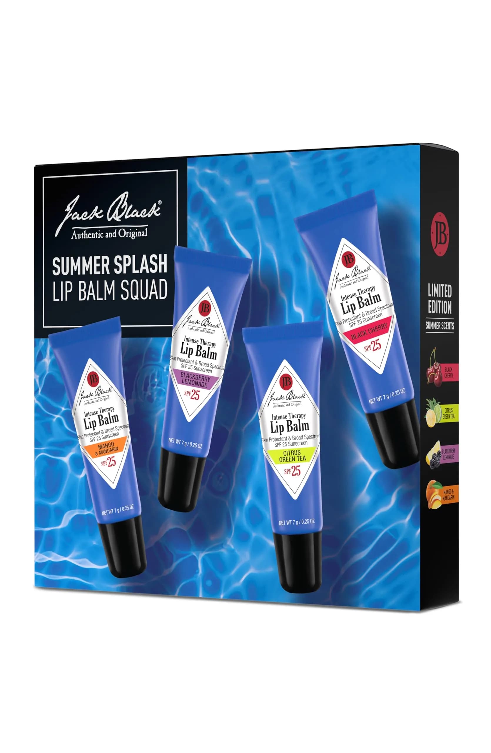 Jack Black Summer Splash Lip Balm Squad - Pack of 4 - view 3