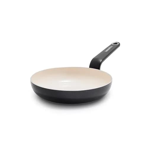 GreenPan Rio Advanced 8" Frying Pan Skillet, Ceramic Nonstick PFAS-Free, Induction Ready, Black | 20 cm Diameter thumbnail 1
