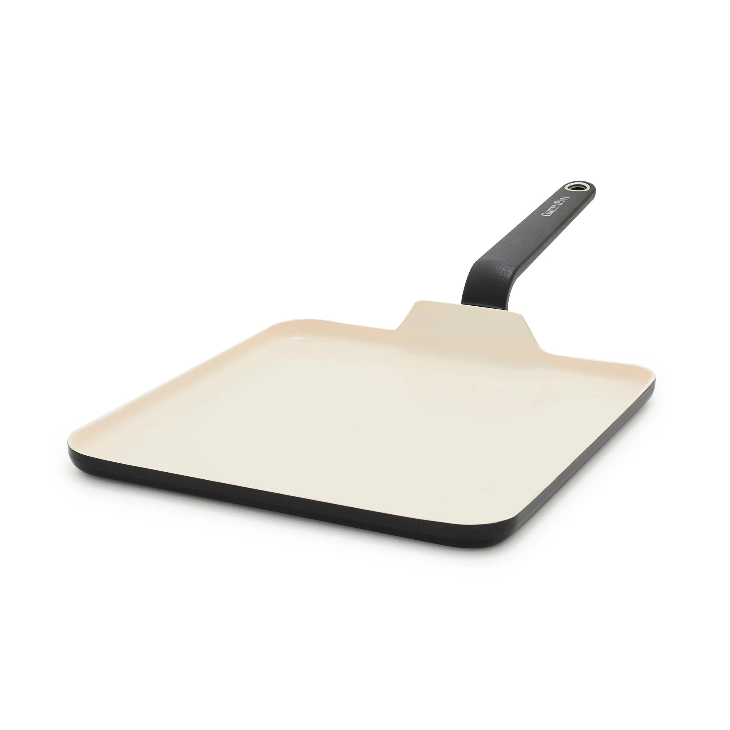 GreenPan Rio 11" Square Griddle Pan | Ceramic Nonstick, PFOA & PFAS-Free, Oven Safe — Griddle Pan