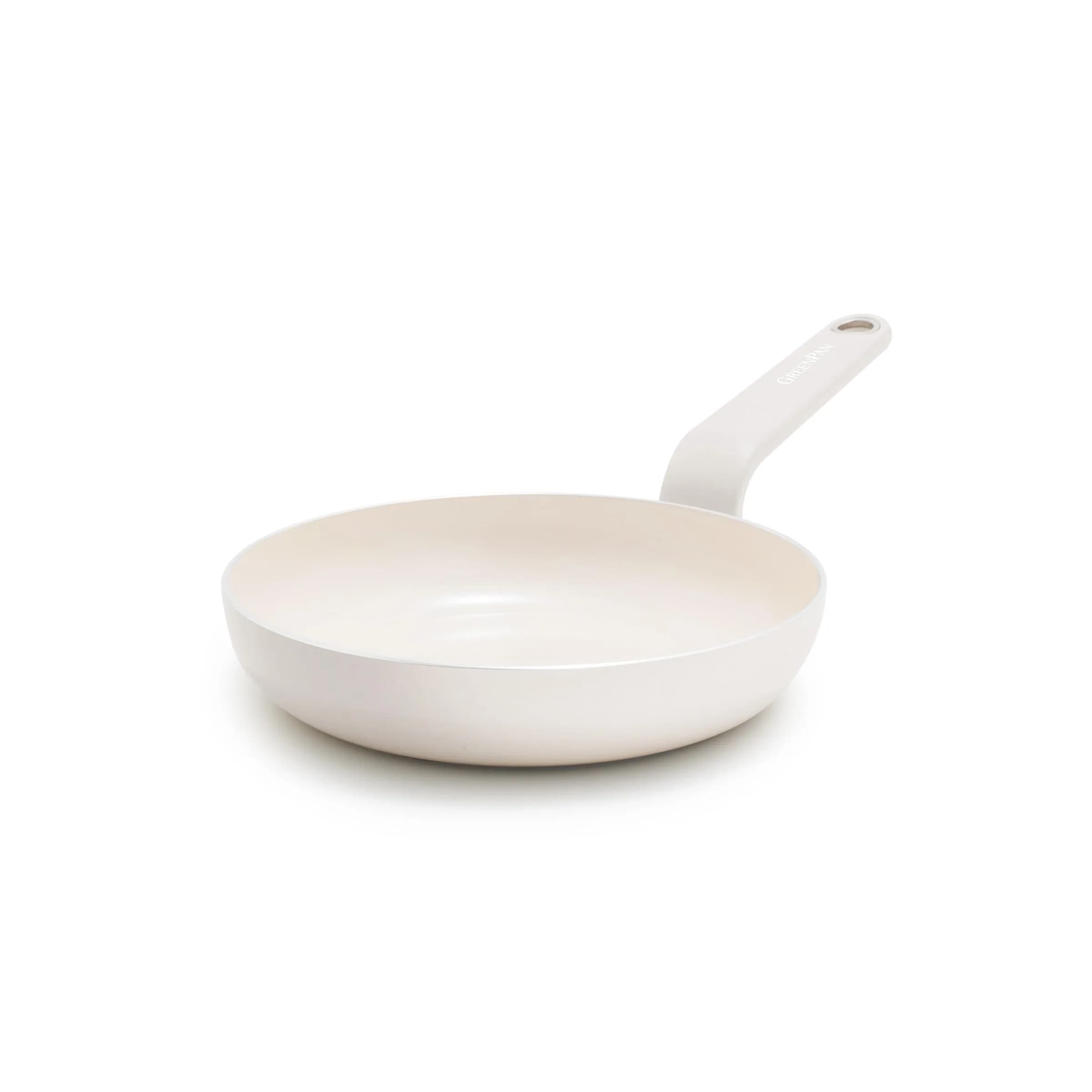 GreenPan Rio Advanced 8" Frying Pan Skillet, Ceramic Nonstick PFAS-Free, Induction Ready, Cream White | 20 cm Diameter - main product image