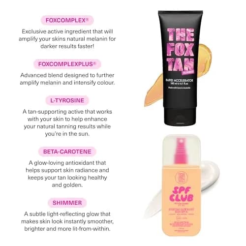 The Fox Tan Rapid Accelerator & Glow Boost Body SPF 30 | Vegan Cruelty-Free Sun & Tan Care thumbnail 3