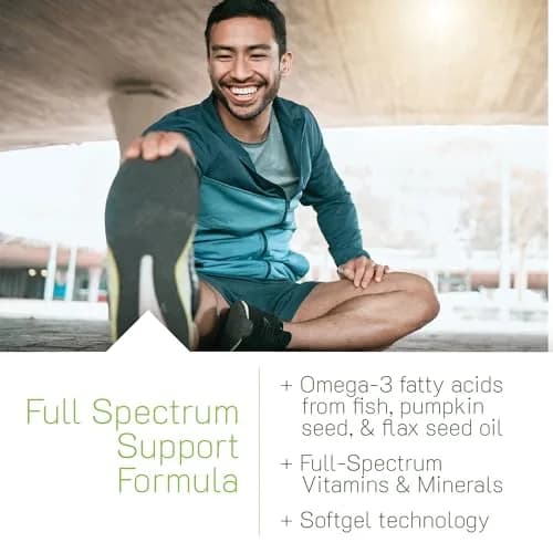 Irwin Naturals Men's Living Green Daily Multivitamin 120 Soft-Gels (2 Pack) | Supports Energy & Vitality thumbnail 4