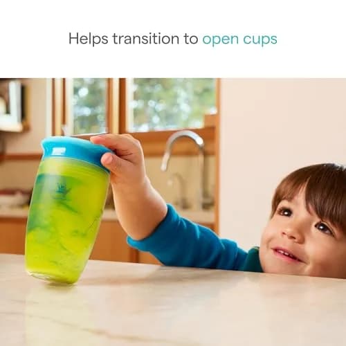 Munchkin Miracle 360 Tropical Swirl Sippy Cup 296ml (10 Ounce) | Spill-Proof Toddler Cup for Ages 12+ Months thumbnail 2