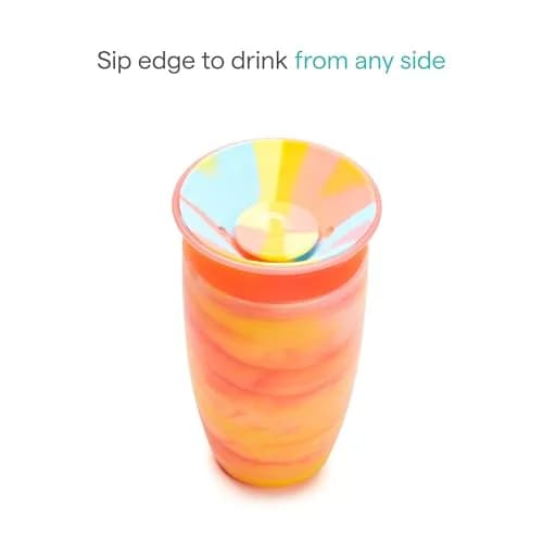 Munchkin Miracle 360 Tropical Swirl Sippy Cup 296ml (10 Ounce) | Spill-Proof Toddler Cup for Ages 12+ Months thumbnail 3
