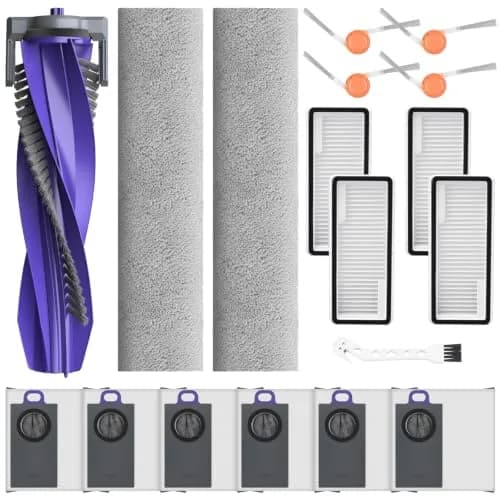 BTRSOLUS 18 Pcs Accessories Kit for NARWAL FLOW 2 Robot Vacuum | Complete Replacement Set with HEPA Filters, Dust Bags, Mops & Brushes thumbnail 1