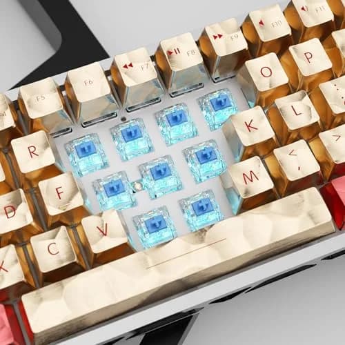 Mciepny Electronic Switch 30pcs Crystal Blue | MX-Style Clicky Keyboard Switches for Mechanical Enthusiasts thumbnail 5