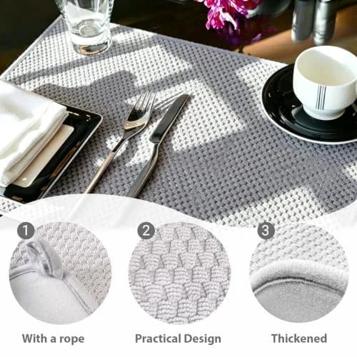 Meirrnyyu Microfiber Dish Drying Mat 30x24 inch | Large Absorbent Kitchen Pad for Countertops & Sinks thumbnail 3