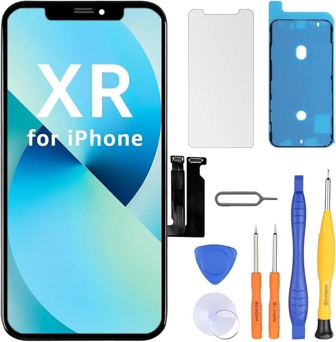 LL TRADER iPhone XR Screen Replacement 6.1'' LCD Digitizer Assembly with Repair Kit | FHD Display - main product image