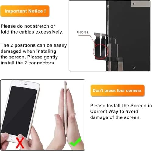 LL TRADER iPhone XR Screen Replacement 6.1'' LCD Digitizer Assembly with Repair Kit | FHD Display thumbnail 7