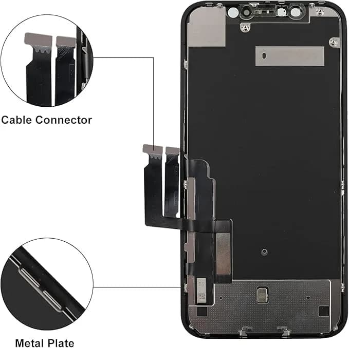 LL TRADER iPhone XR Screen Replacement 6.1'' LCD Digitizer Assembly with Repair Kit | FHD Display - view 5